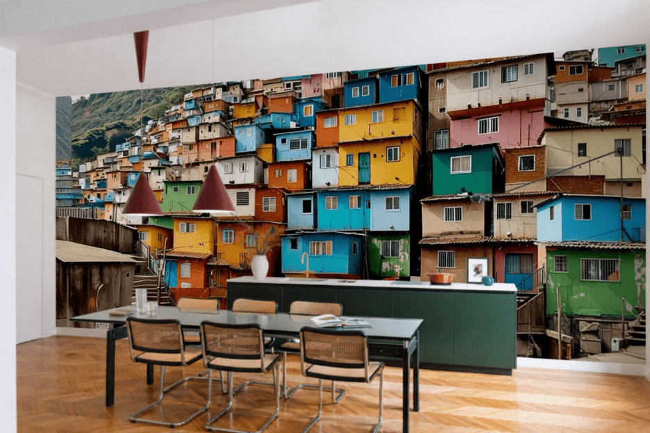 Cascading Color Blocks