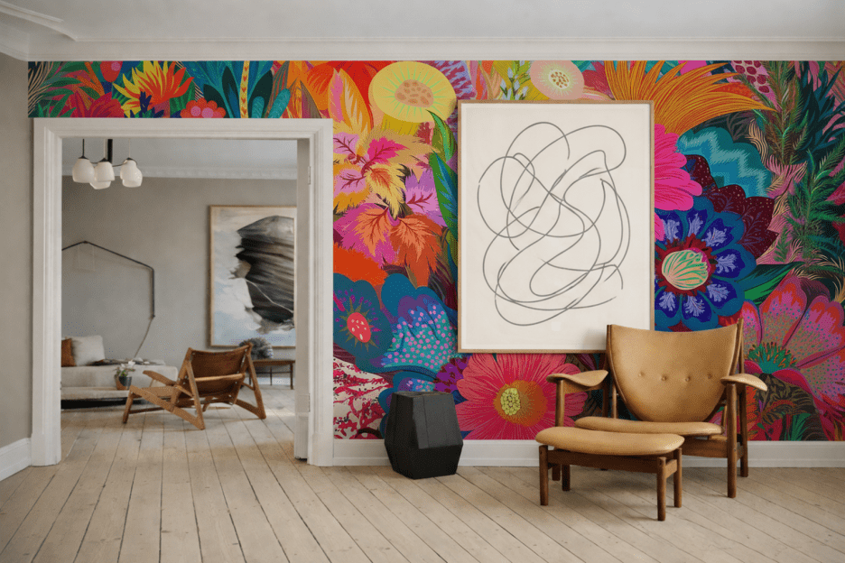 Vibrant Flora Mosaic