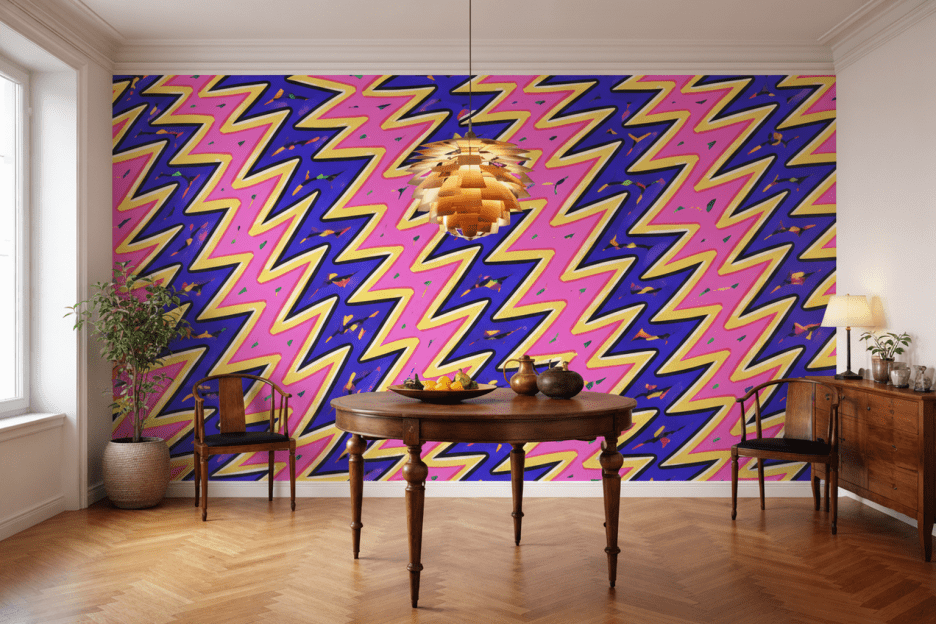 Frosted Zigzag Burst