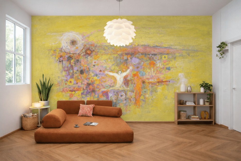 Sunlit Blossom Mosaic