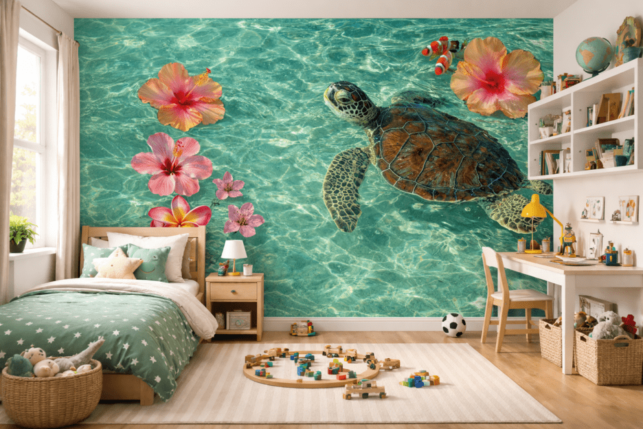 Ocean Floral Mosaic