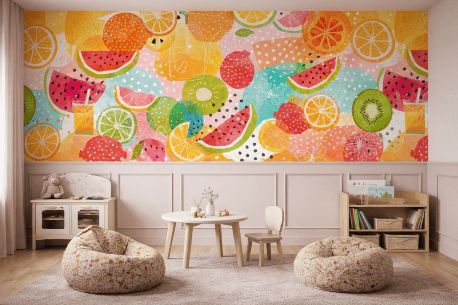 Zesty Mosaic Mural