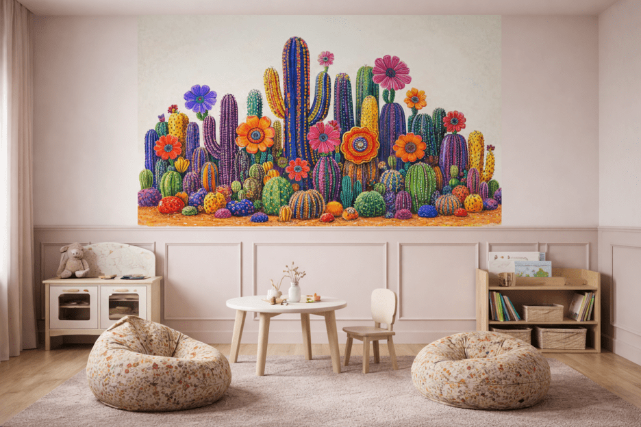 Vibrant Cactus Oasis