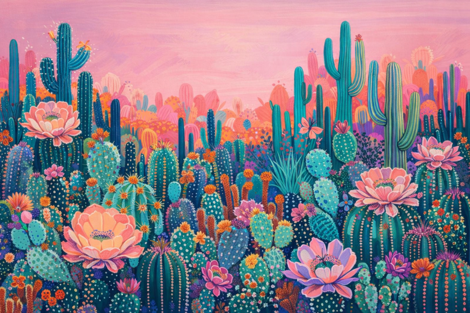 Desert Flora Mosaic