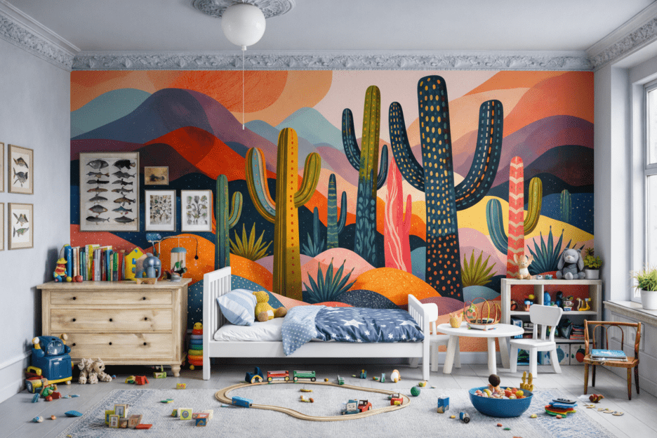 Sunset Horizon Cacti