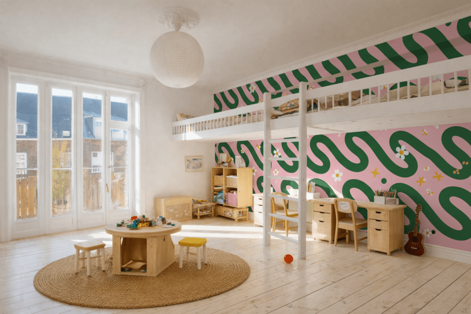 Swaying Blossom Mural