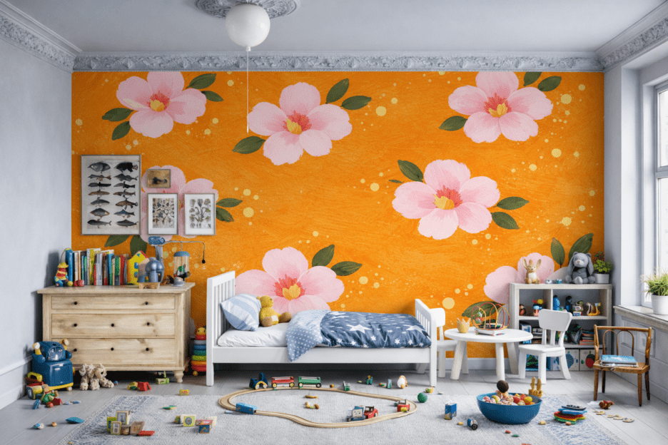 Coral Blossom Mosaic