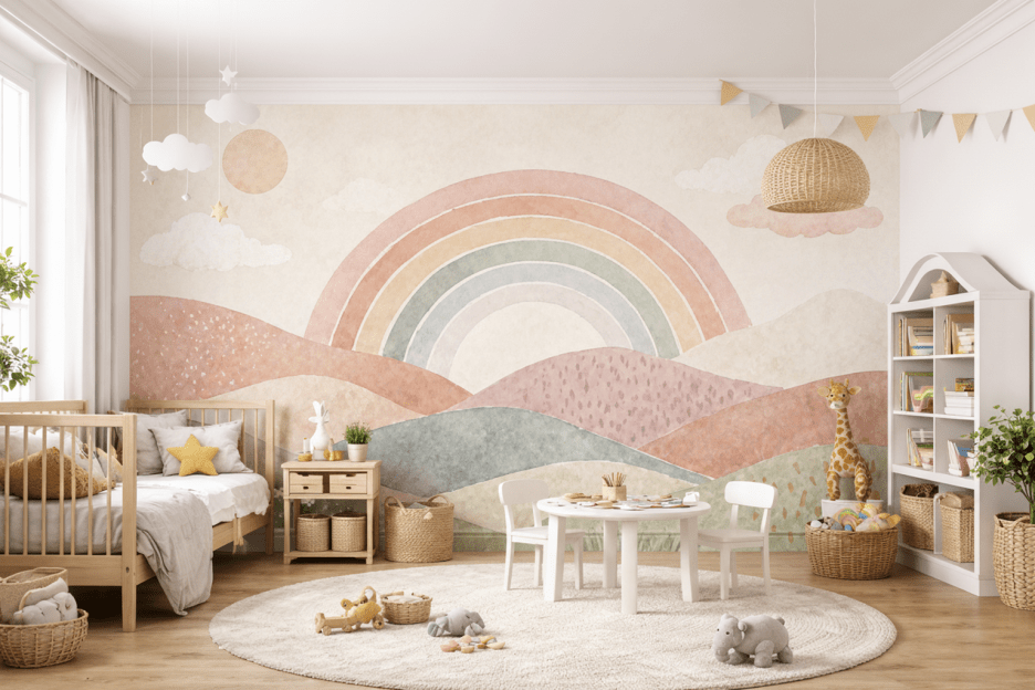 Pastel Hillscape