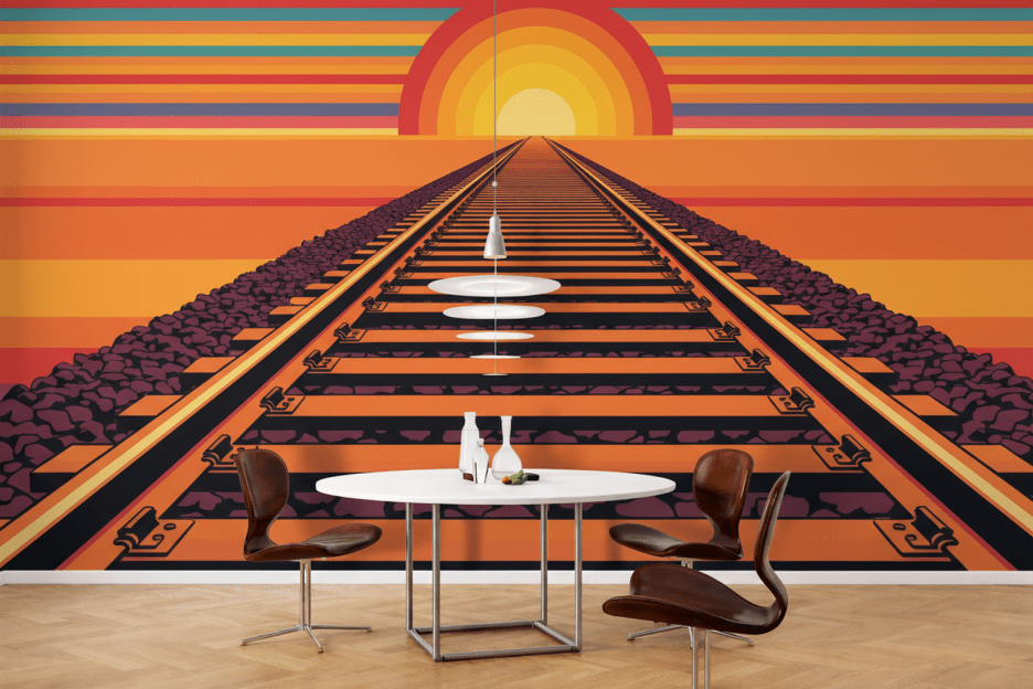 Golden Railway Vista