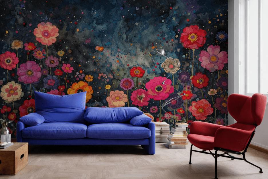 Radiant Petal Mosaic