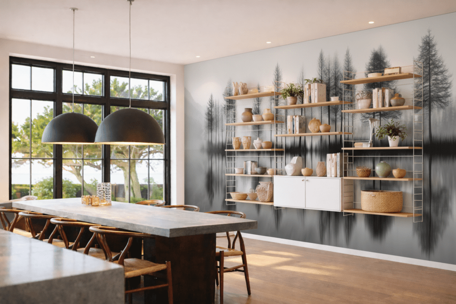 Saffron Forest Mirage