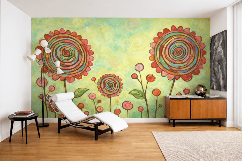 Spiral Blossom Patch