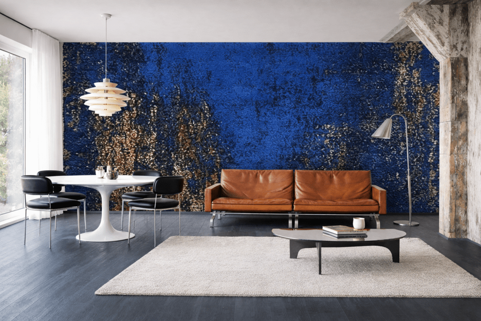 Gilded Sapphire Tapestry