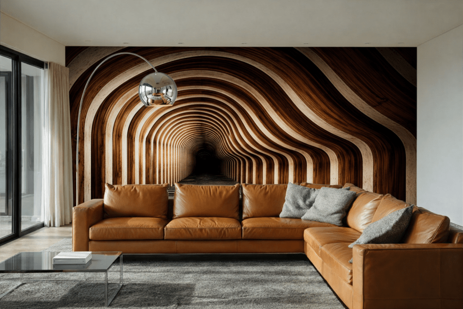 Arched Timber Passage