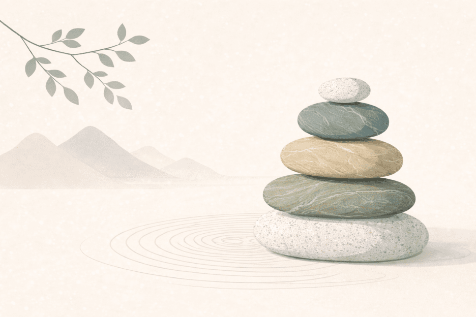 Zen Stone Arrangement