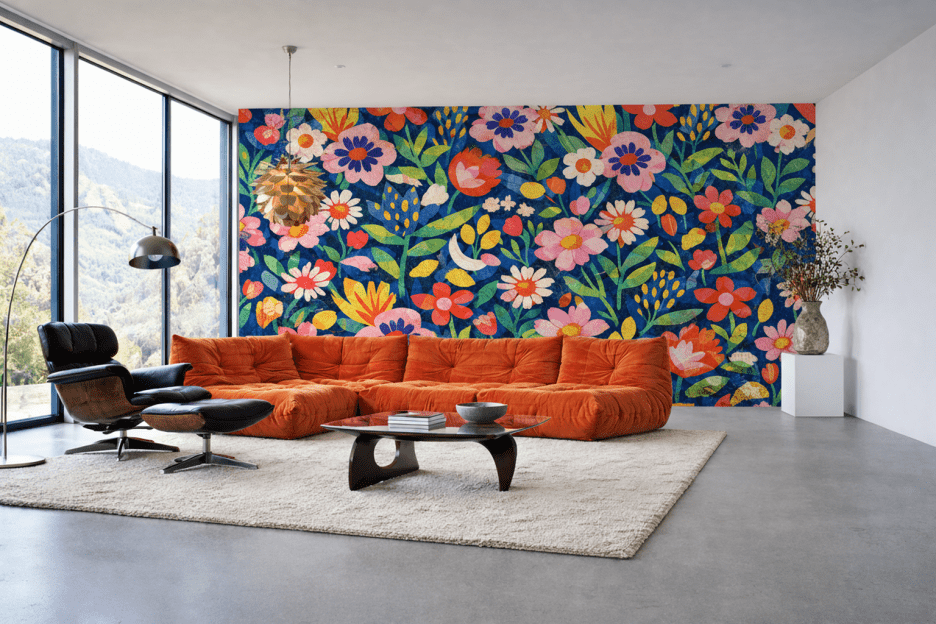 Vibrant Floral Mosaic