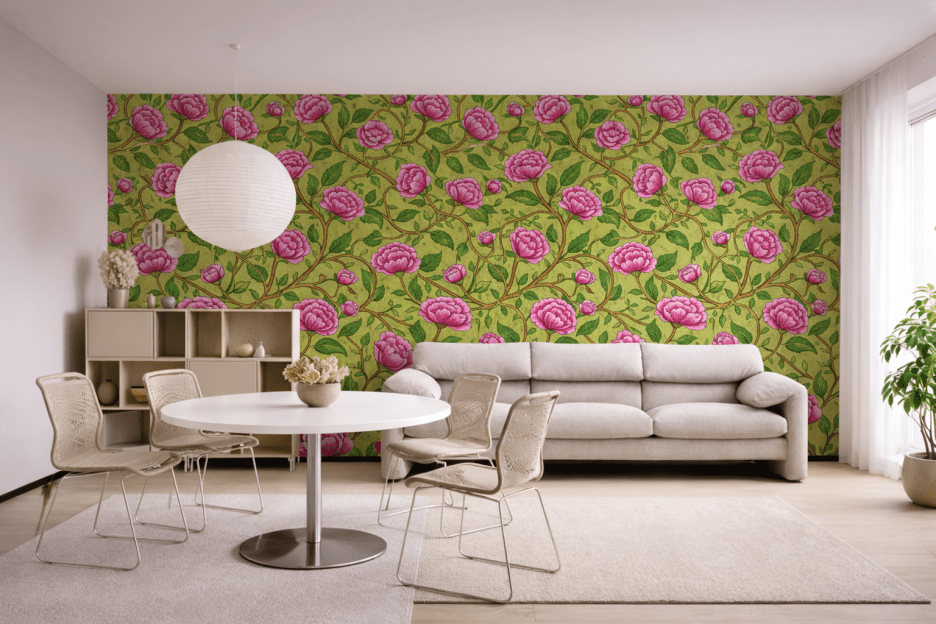 Rosy Lattice Garden