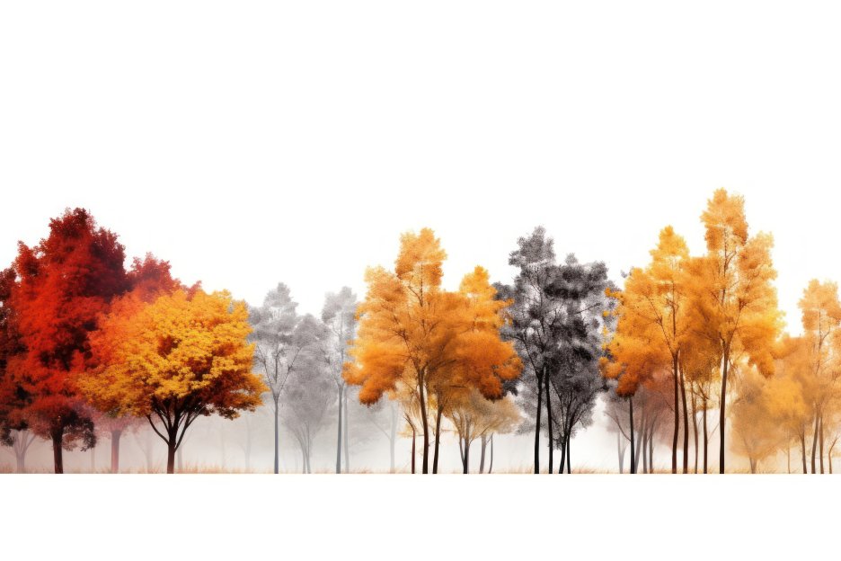 Amber Silhouette Grove
