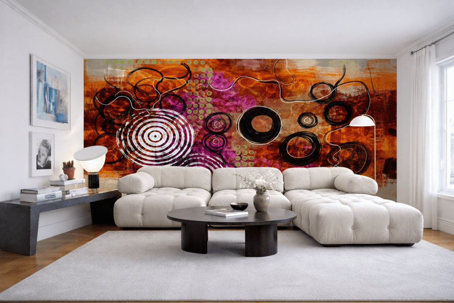 Saffron Spiral Dance