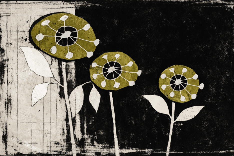 Charming Flora Silhouette