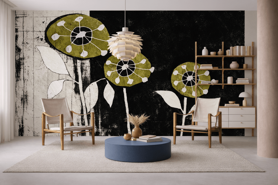 Charming Flora Silhouette