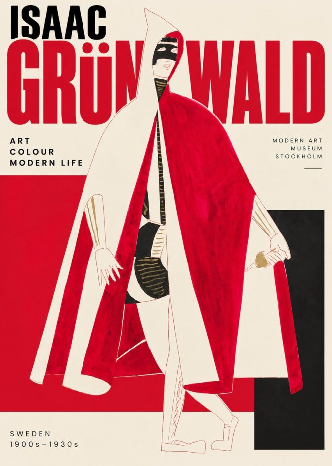 Isaac Grünewald Costume Design I No2 - Poszter