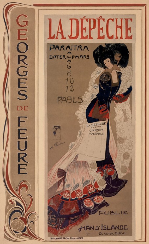 Georges de Feure La Dépêche I No3 - Poszter