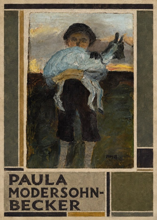 Paula Modersohn-Becker Boy with Goat No4 - Poszter