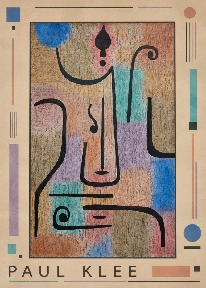 Paul Klee Mask of the Heart No1 - Poszter