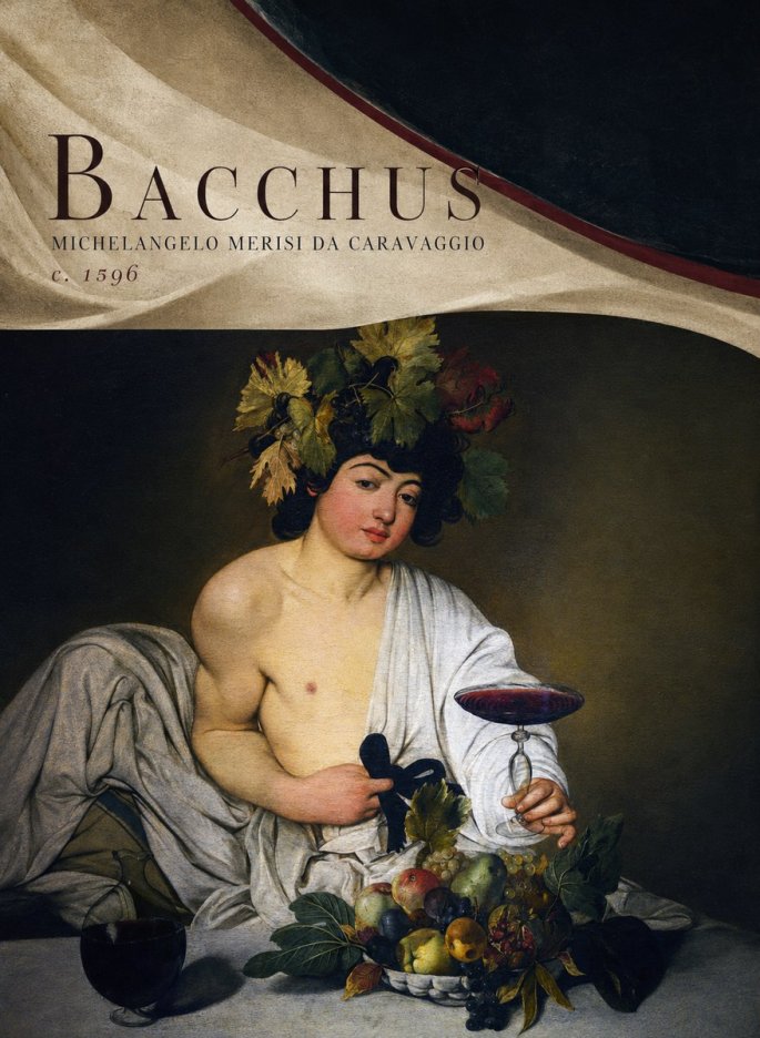 Michelangelo Merisi da Caravaggio Bacchus I No5 - Poszter