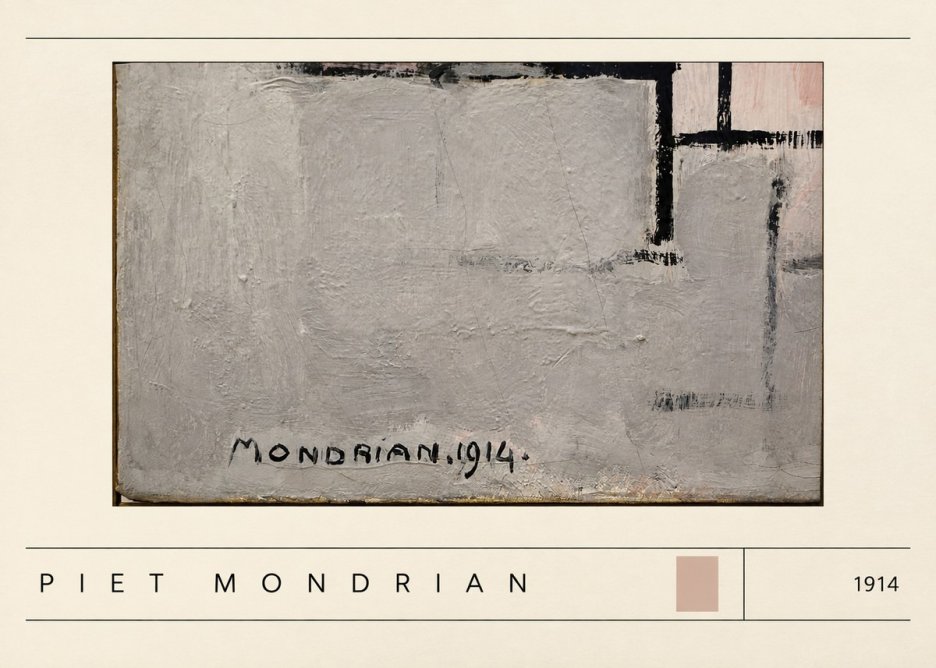 Piet Mondrian Composition 1914 No3 - Poszter