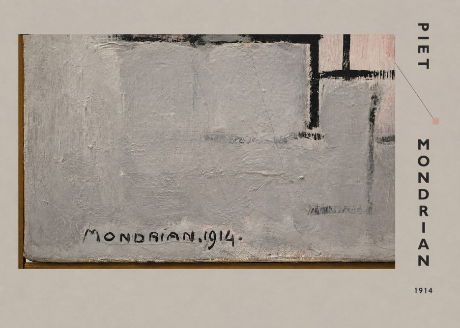 Piet Mondrian Composition 1914 No4 - Poszter