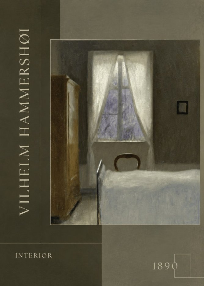 Vilhelm Hammershøi Interior I No2 - Poszter