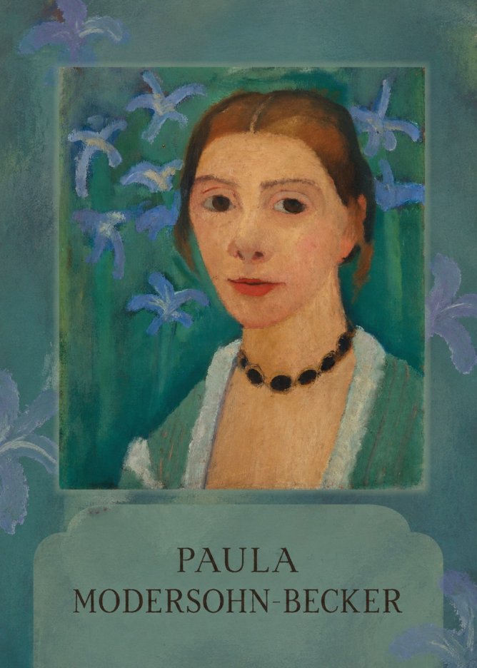 Paula Modersohn-Becker Self-portrait with Blue Flowers No3 - Poszter