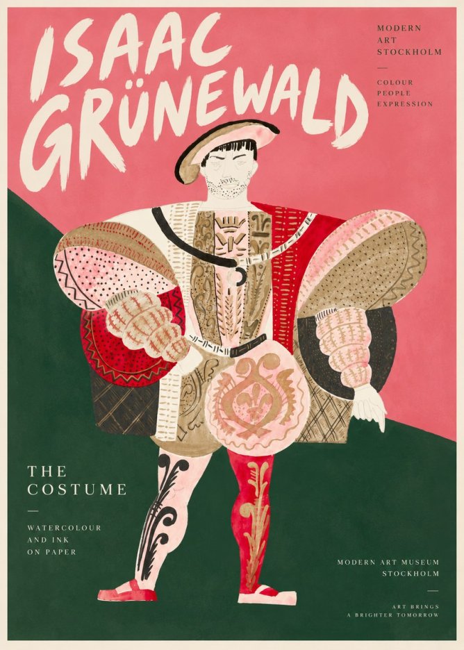 Isaac Grünewald The Costume I No3 - Poszter