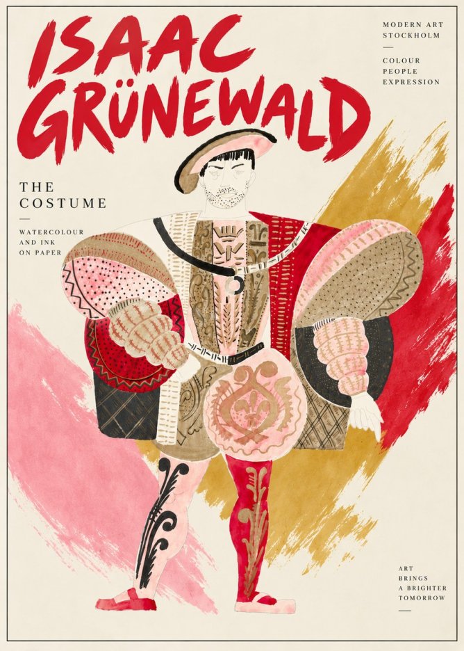 Isaac Grünewald The Costume I No5 - Poszter