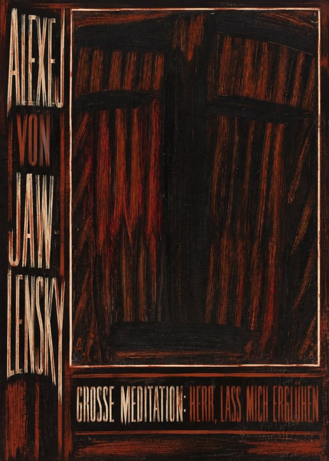 Alexej von Jawlensky Grosse Meditation: Herr, Lass Mich Erglühen No2 - Poszter