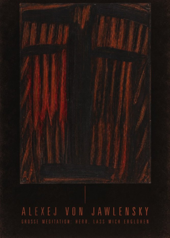 Alexej von Jawlensky Grosse Meditation: Herr, Lass Mich Erglühen No5 - Poszter