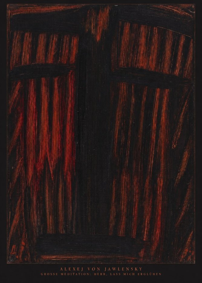 Alexej von Jawlensky Grosse Meditation: Herr, Lass Mich Erglühen No6 - Poszter