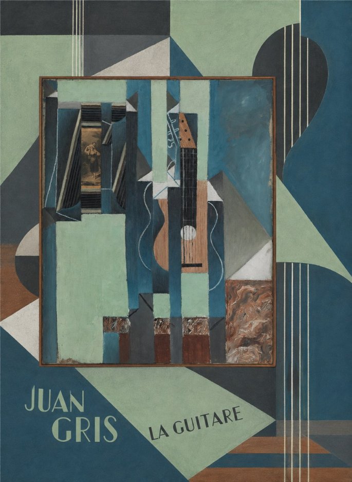 Juan Gris La Guitare No6 - Poszter