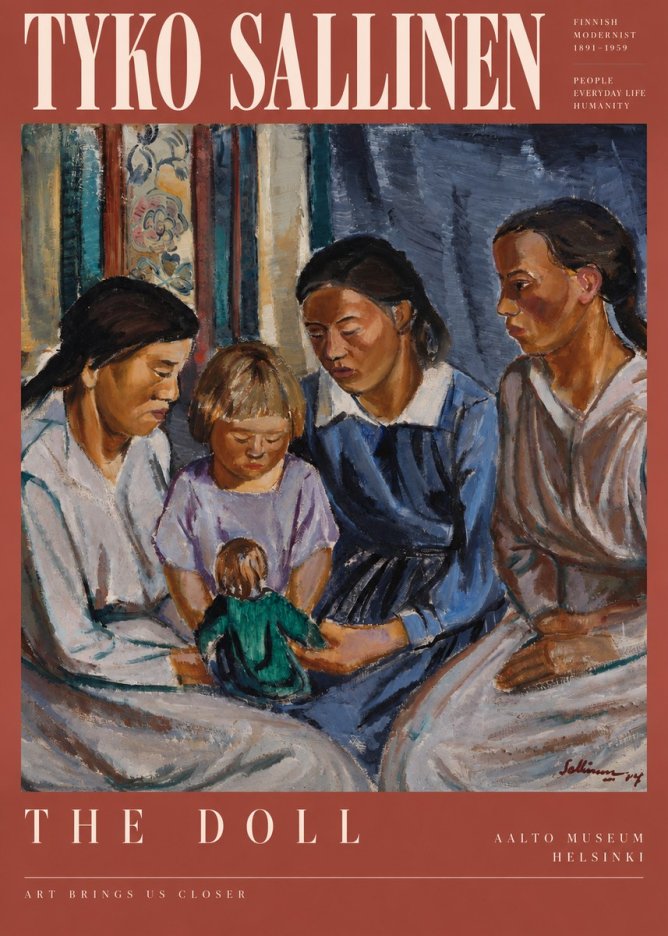Tyko Sallinen The Doll No2 - Poszter