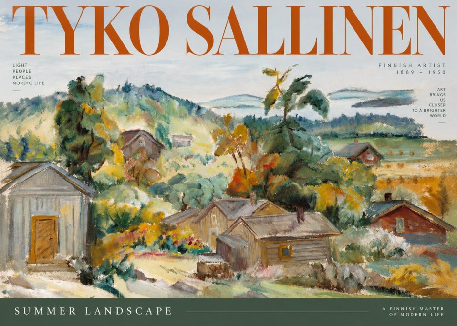 Tyko Sallinen Summer Landscape No2 - Poszter
