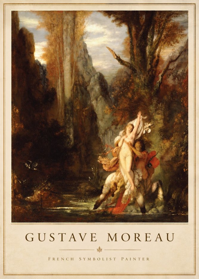 Gustave Moreau Jupiter and Semele I No4 - Poszter