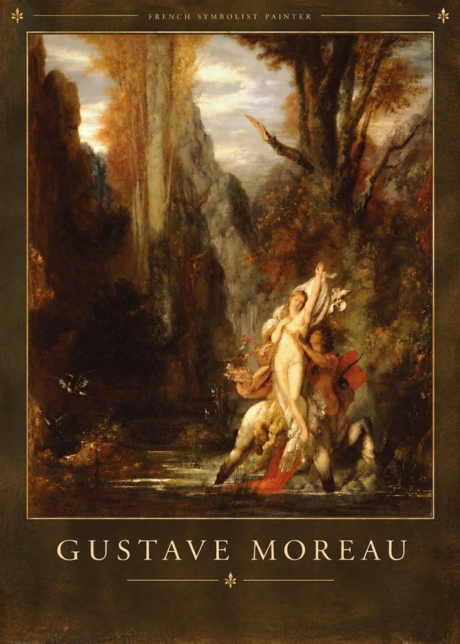 Gustave Moreau Jupiter and Semele I No6 - Poszter