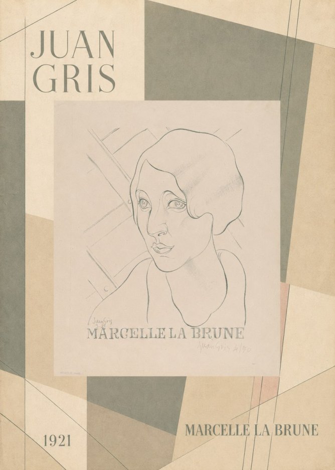 Juan Gris Marcelle La Brune I No2 - Poszter