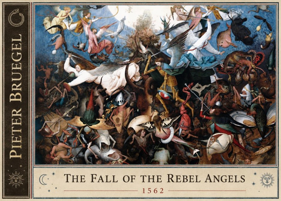Pieter Bruegel The Fall of the Rebel Angels I No2 - Poszter