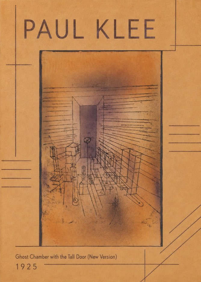 Paul Klee Ghost Chamber with the Tall Door (New Version) No1 - Poszter