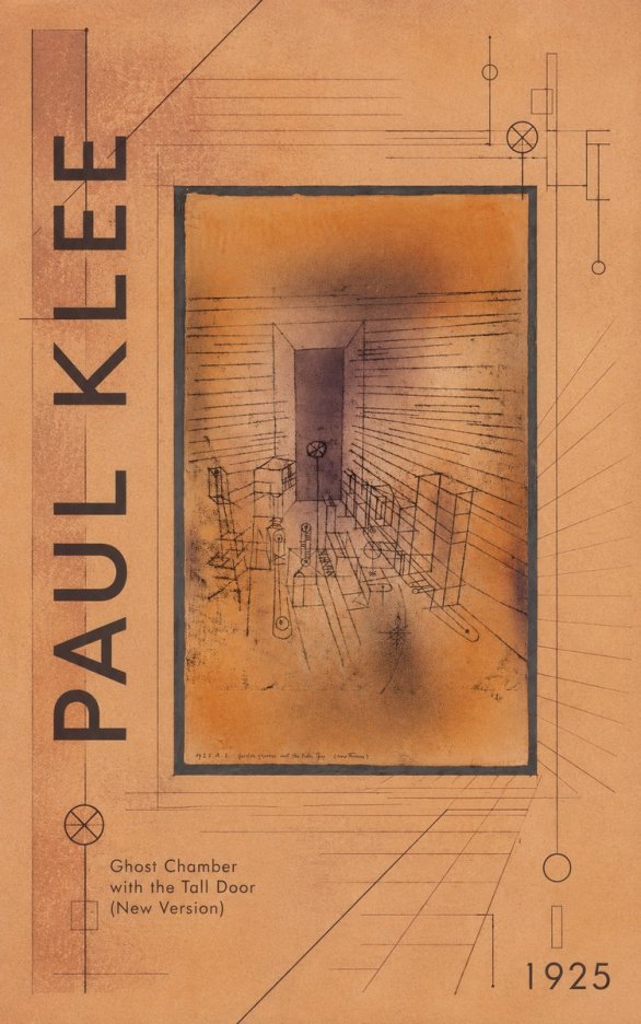 Paul Klee Ghost Chamber with the Tall Door (New Version) No4 - Poszter