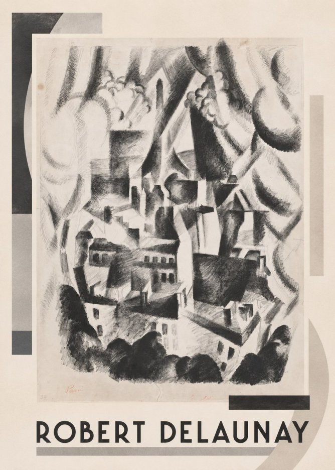 Robert Delaunay Vue Sur La Ville No1 - Poszter