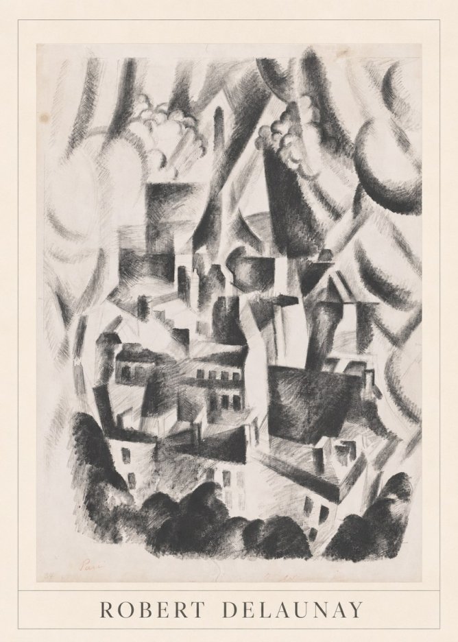 Robert Delaunay Vue Sur La Ville No3 - Poszter
